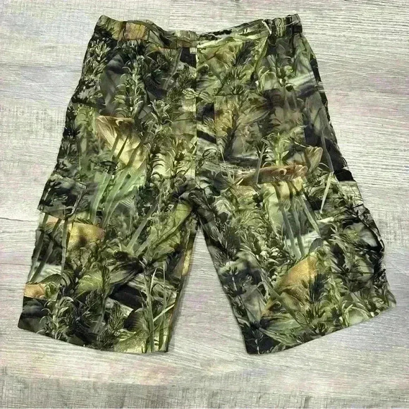 Paramount Outdoors Mens Fishouflage Bass Shorts Fish Print Cargo Pockets Small - Picture 11 of 13